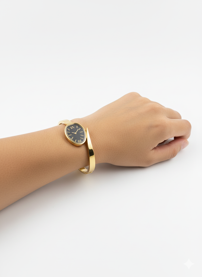 Sleek Square Hematite Bracelet - Grounding & Protection Jewelry