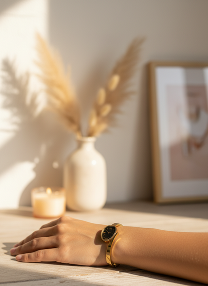 Sleek Square Hematite Bracelet - Grounding & Protection Jewelry