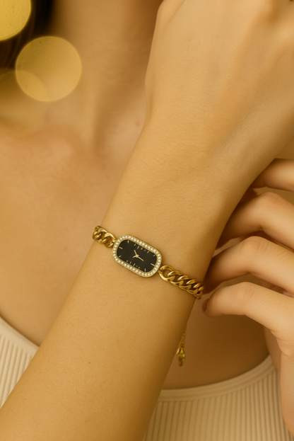 Minimalist Watch-Style Chain Bracelet